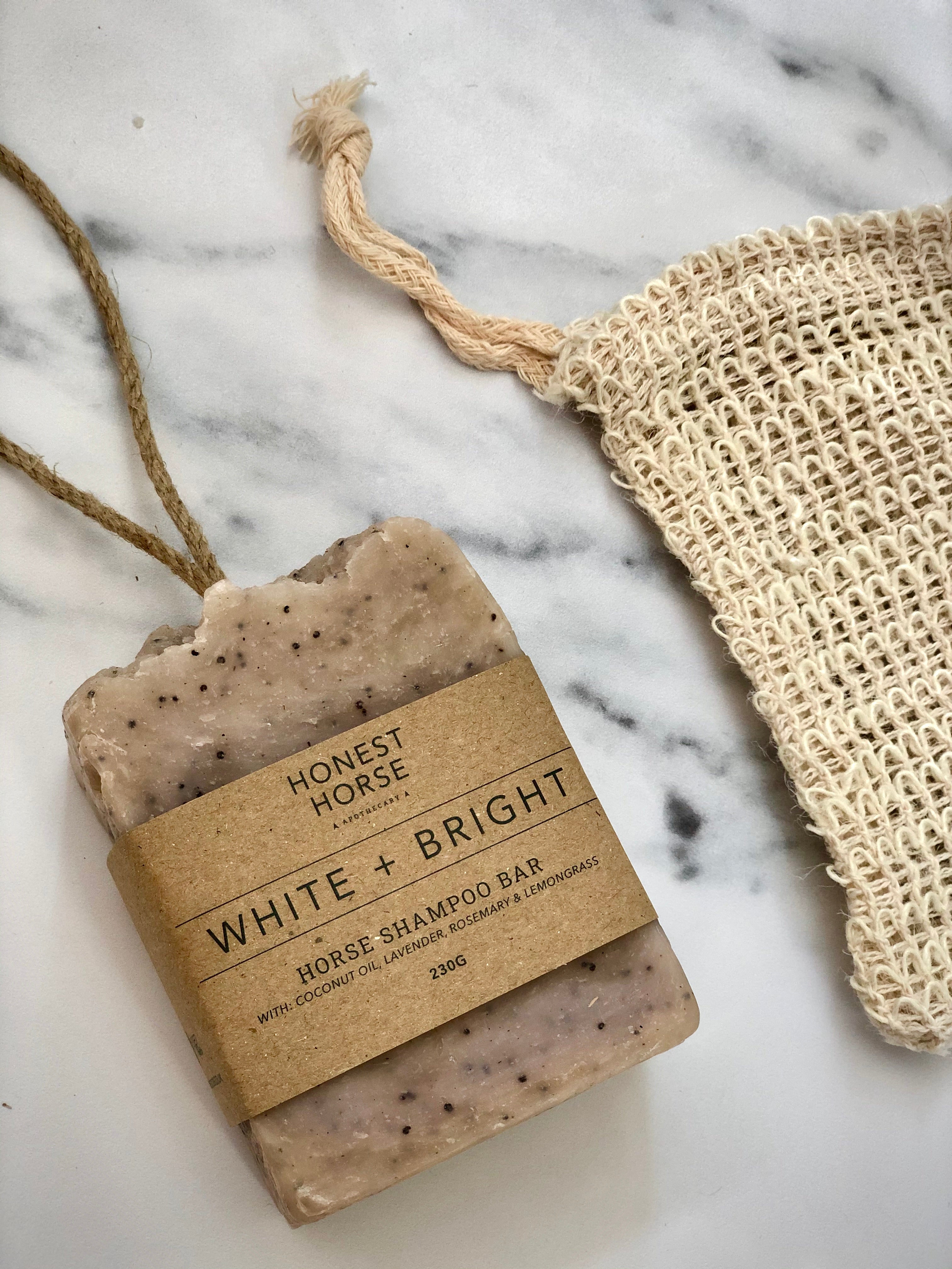 Honest Horse | Horse Shampoo Bar | WHITE + BRIGHT